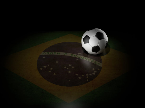 带有巴西国旗的足球图片下载