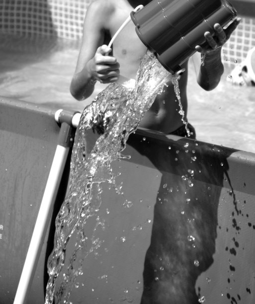 男孩在玩水图片下载