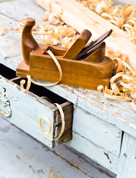 旧木制飞机图片下载