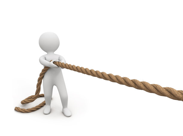 3d小人拉绳子图片下载