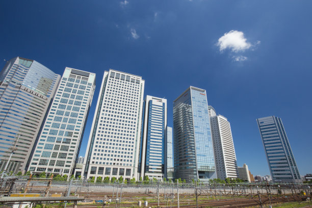 东京品川的摩天大楼图片下载