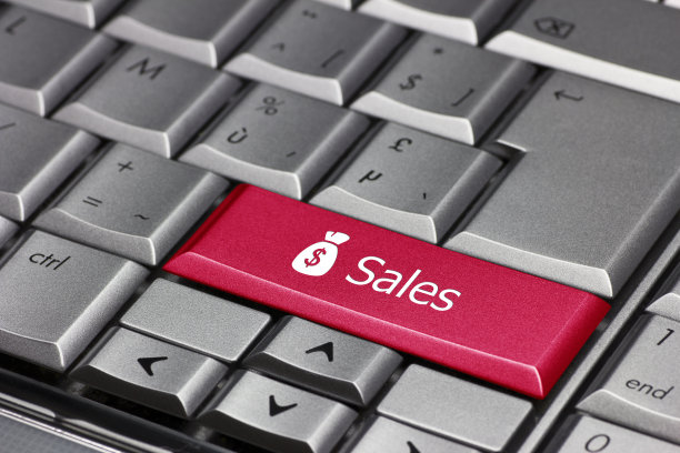 键盘上的销售这个词图片下载