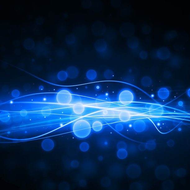 蓝色的焦外成像背景图片下载