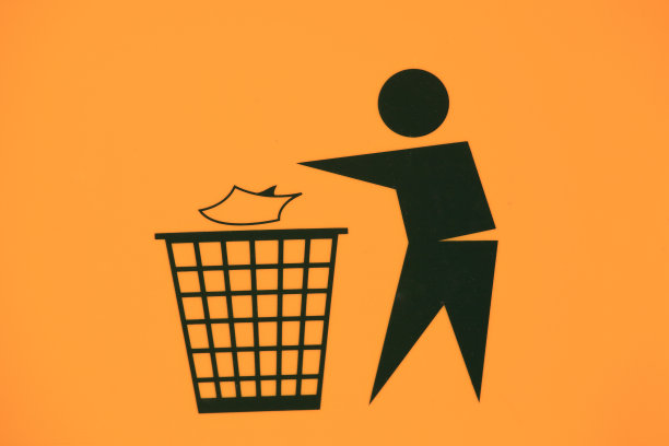 请勿乱扔废弃物的迹象图片下载