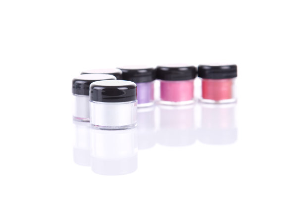 粉色的矿物眼影图片下载