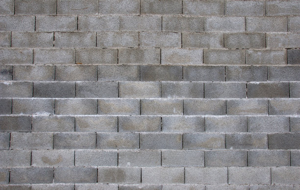 煤渣砌块墙图片下载