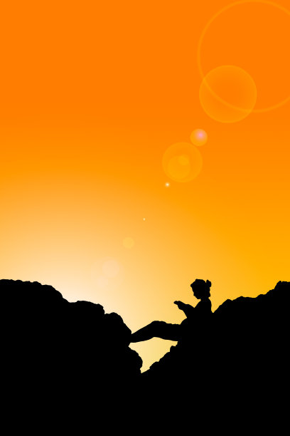 读书的女孩图片下载