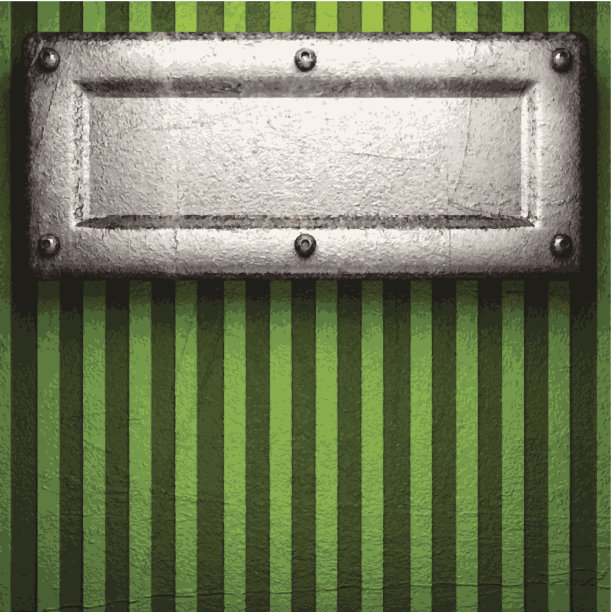 绿色背景上的金属图片下载