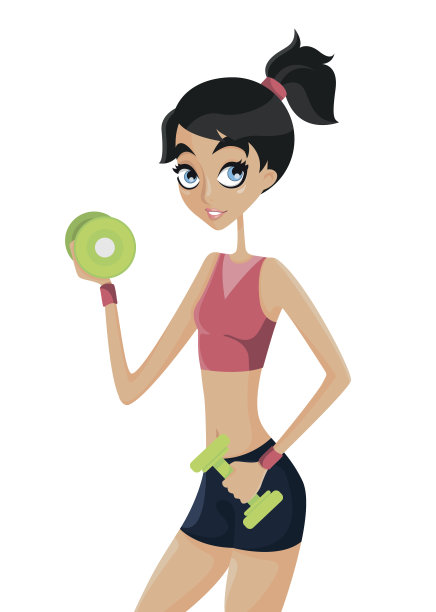 健康的女孩素材图片