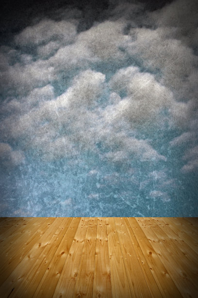 冷杉木板阳台图片下载