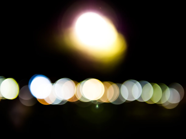 色彩斑斓的散景图片下载