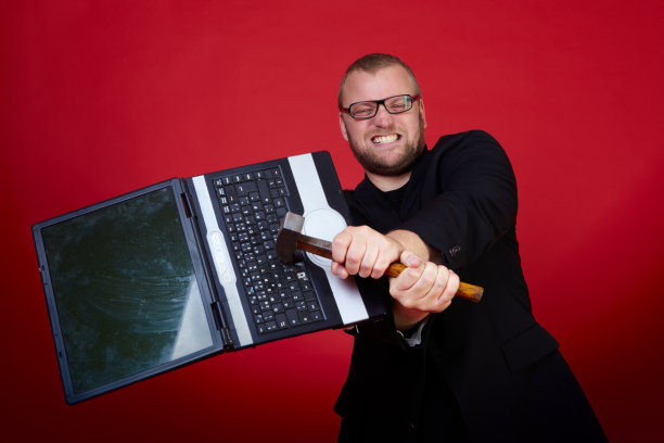 愤怒的商人图片下载