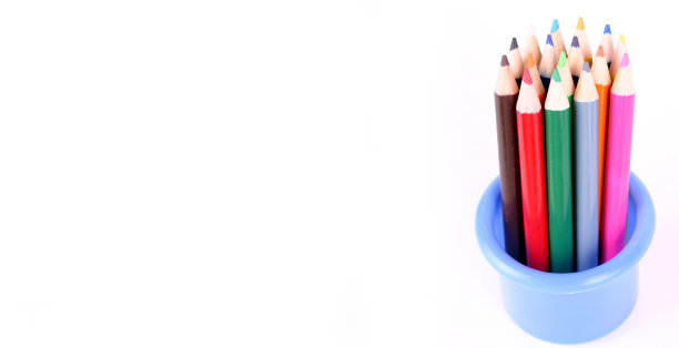 彩色蜡笔的铅笔图片下载