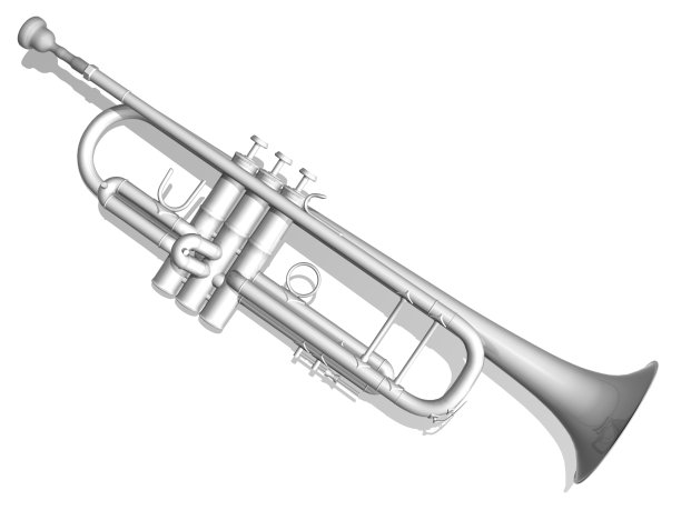 银色小号1图片下载