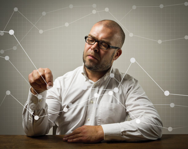 商人和图表图片下载