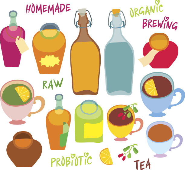 瓶子、杯子和罐子图片下载