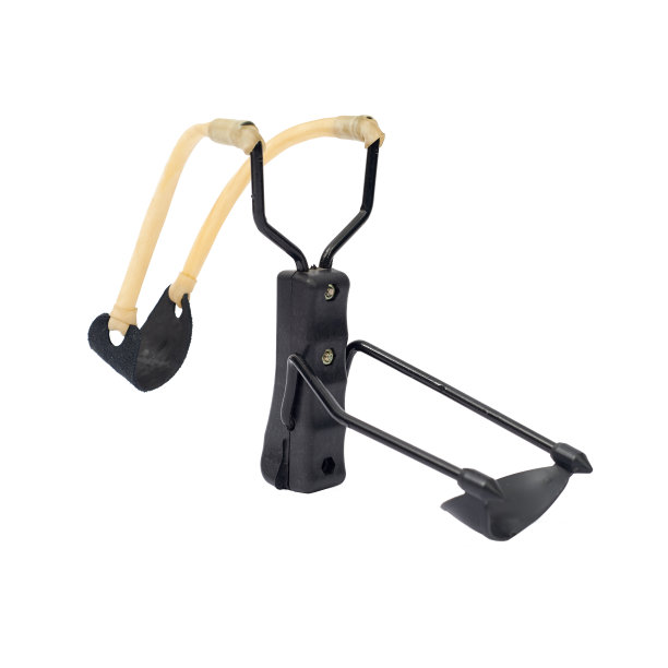 塑料弹弓孤立在白色背景上图片下载