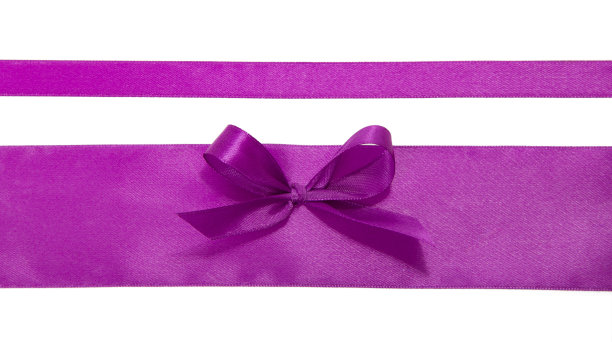 带蝴蝶结的宽带子和窄带子图片下载