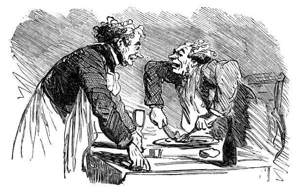 餐厅里的用餐者图片下载