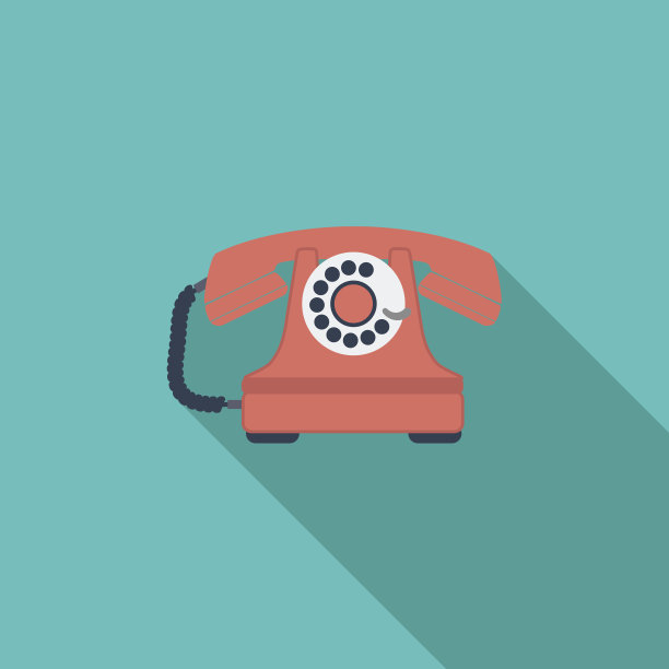 老式电话图标。图片下载