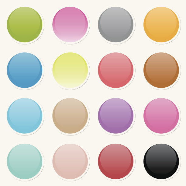 矢量彩色纸贴纸图片下载