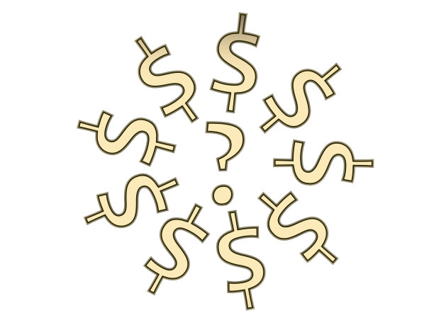 问号与美元符号隔离图片下载