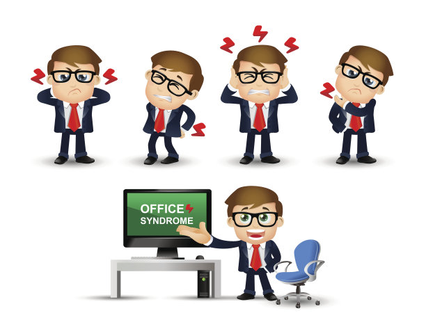 办公室综合症图片下载