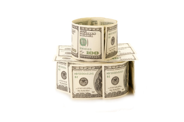 百元大钞堆积如山图片下载