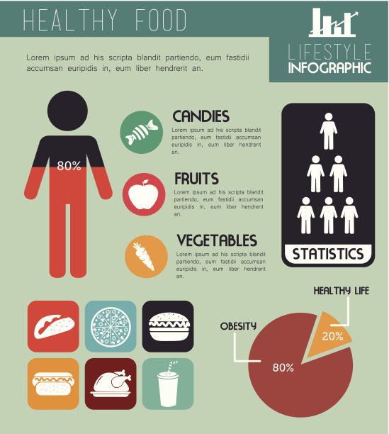 健康食品设计图片下载