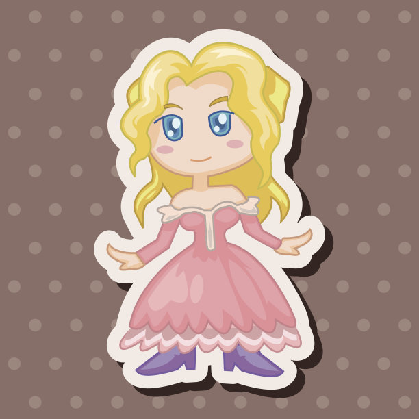 卡通人物人物主题元素图片下载