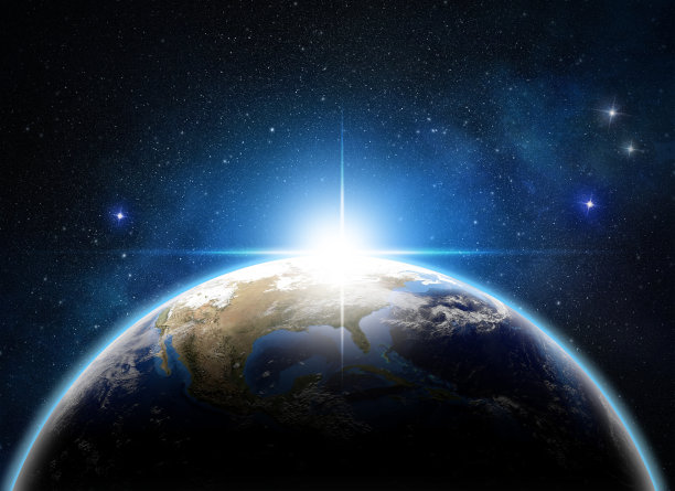 地球上的日出图片下载