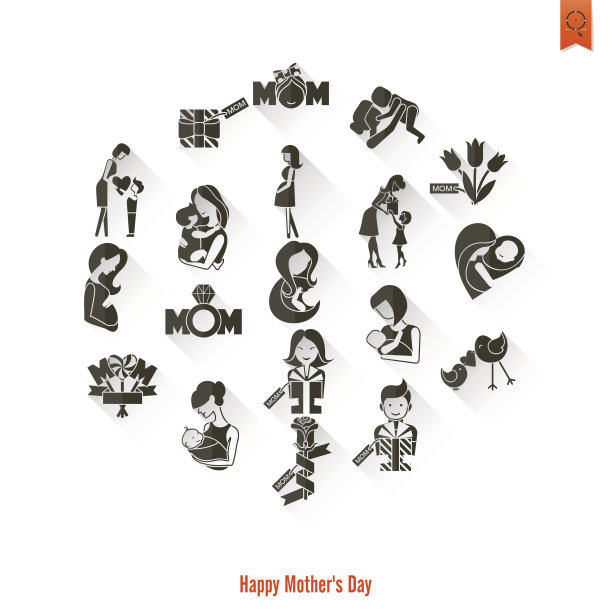 母亲节快乐图标图片下载