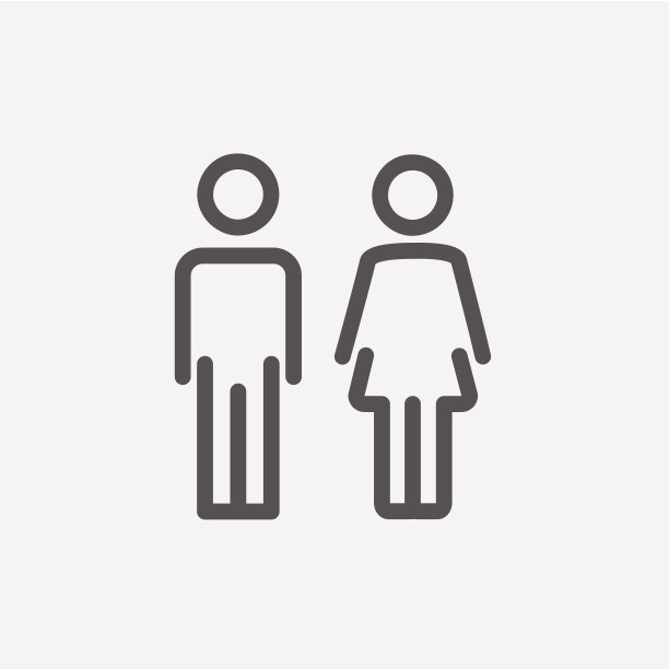 男女细线图标图片下载