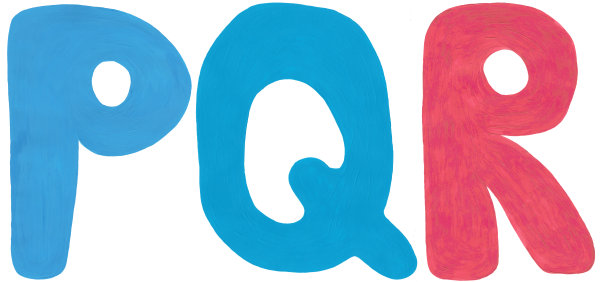 字母表中的三个字母。图片下载