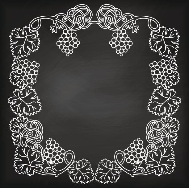 葡萄架黑板图片下载