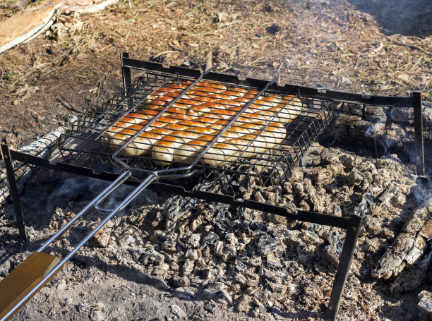 烤香肠图片下载