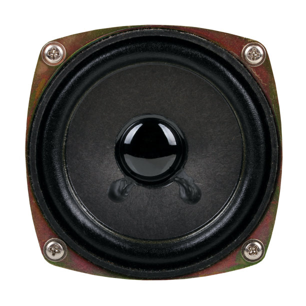 音频扬声器隔离白色图片下载