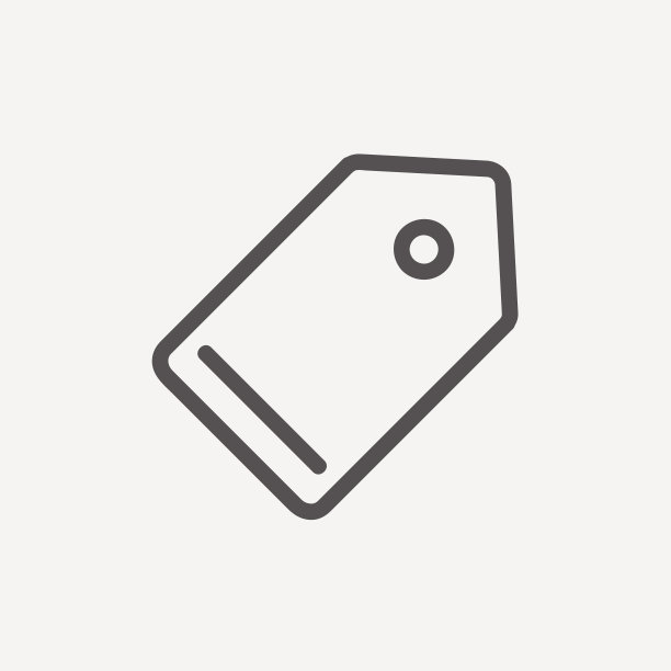 空的细线标签图标图片下载