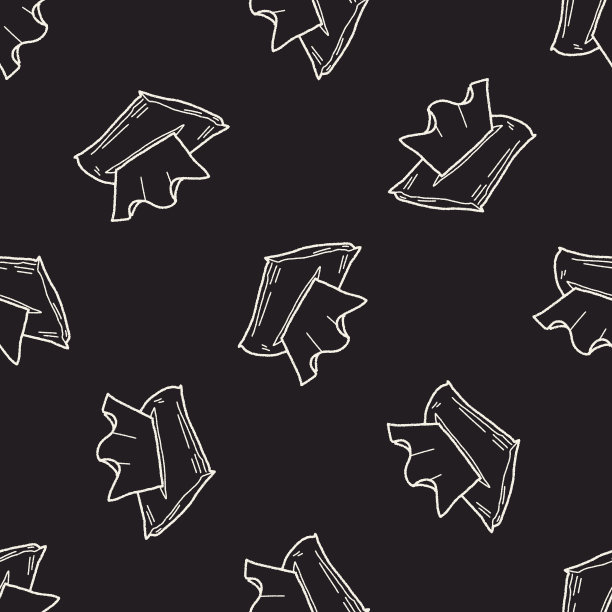 面部组织涂鸦无缝图案背景图片下载