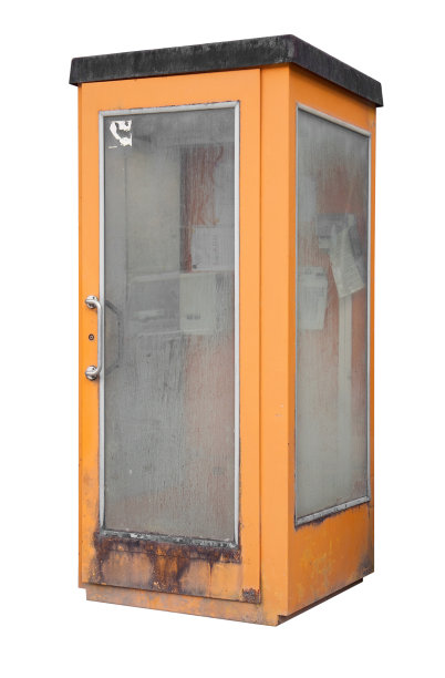 破败的电话亭图片下载