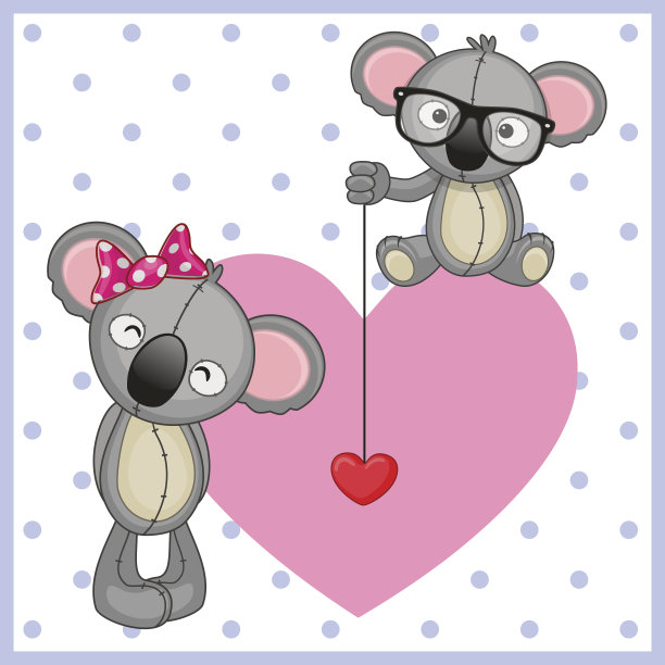 两个考拉图片下载