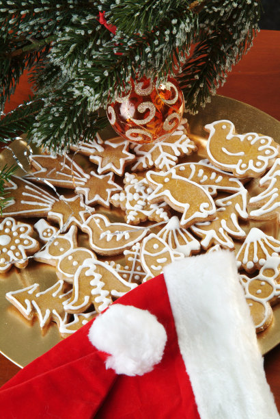 圣诞姜饼曲奇图片下载