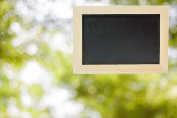 绿色背景的黑板图片下载