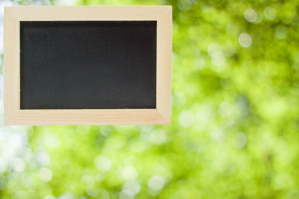 绿色背景的黑板图片下载