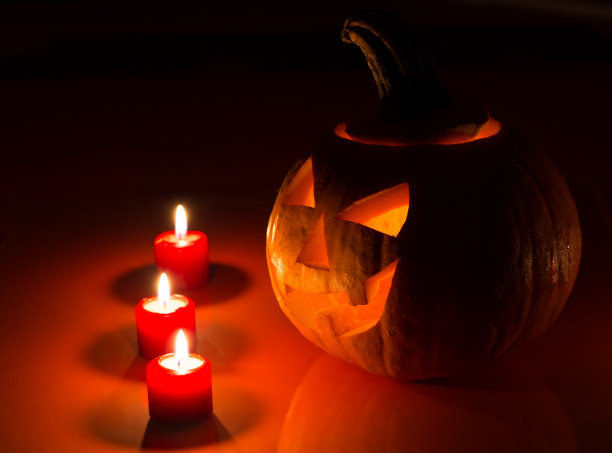 发光的南瓜图片下载