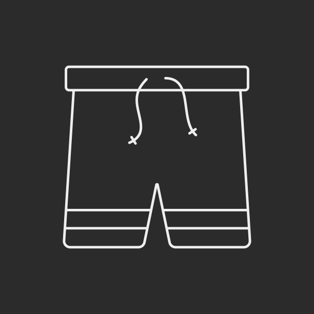泳装线条图标图片下载