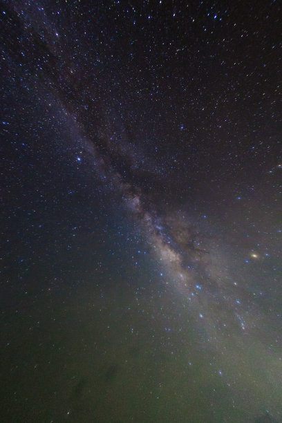 银河系长曝光照片图片下载