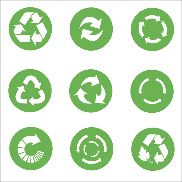回收图标集矢量图片下载