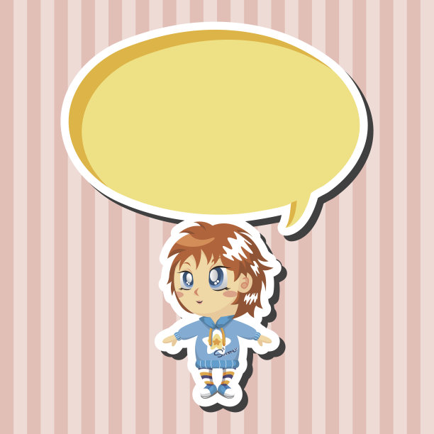 女士女孩卡通主题元素图片下载