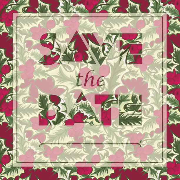 花的贺卡。无缝patternt图片下载